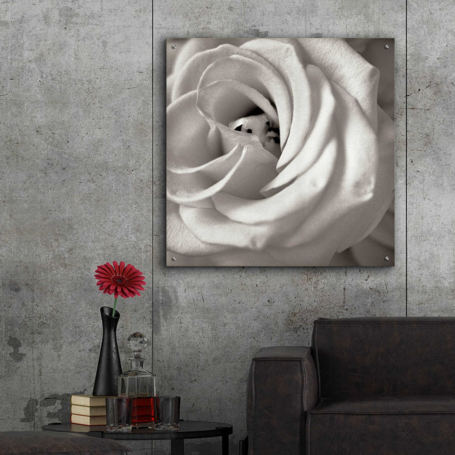 Epic Art 'Florison 43' by Alan Blaustein Acrylic Glass Wall Art,36x36