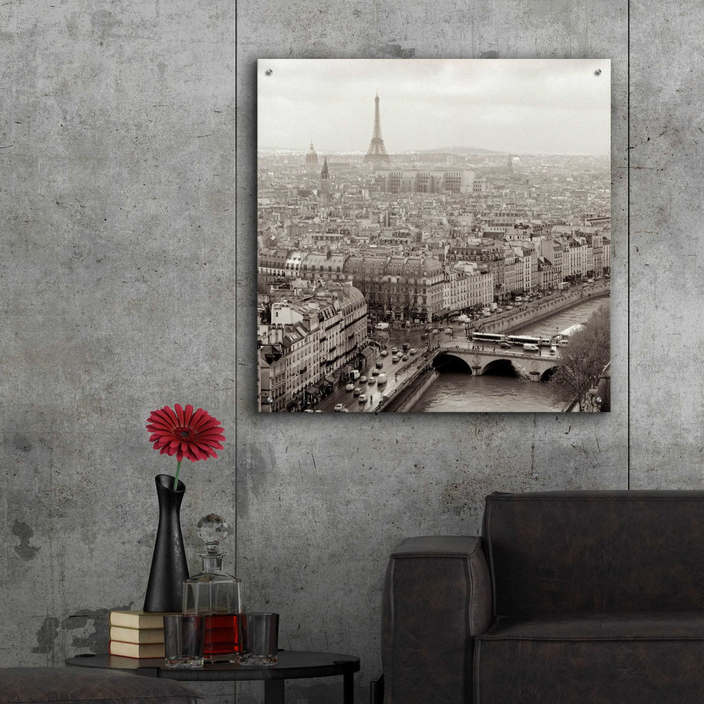 Epic Art 'Above Paris 25' by Alan Blaustein Acrylic Glass Wall Art,36x36