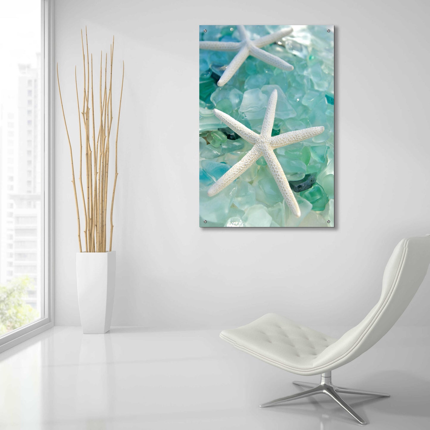Epic Art 'Seaglass 1' by Alan Blaustein Acrylic Glass Wall Art,24x36