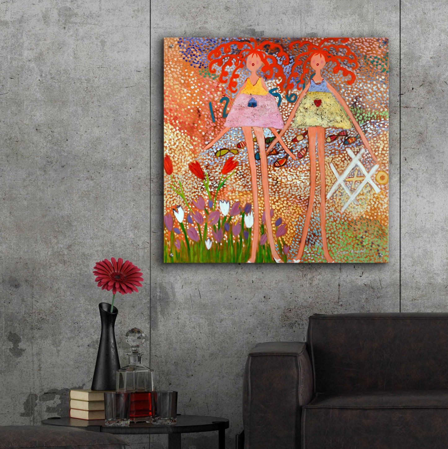 Epic Art 'Across the Universe' by Caroline Benchétrit Acrylic Glass Wall Art,36x36