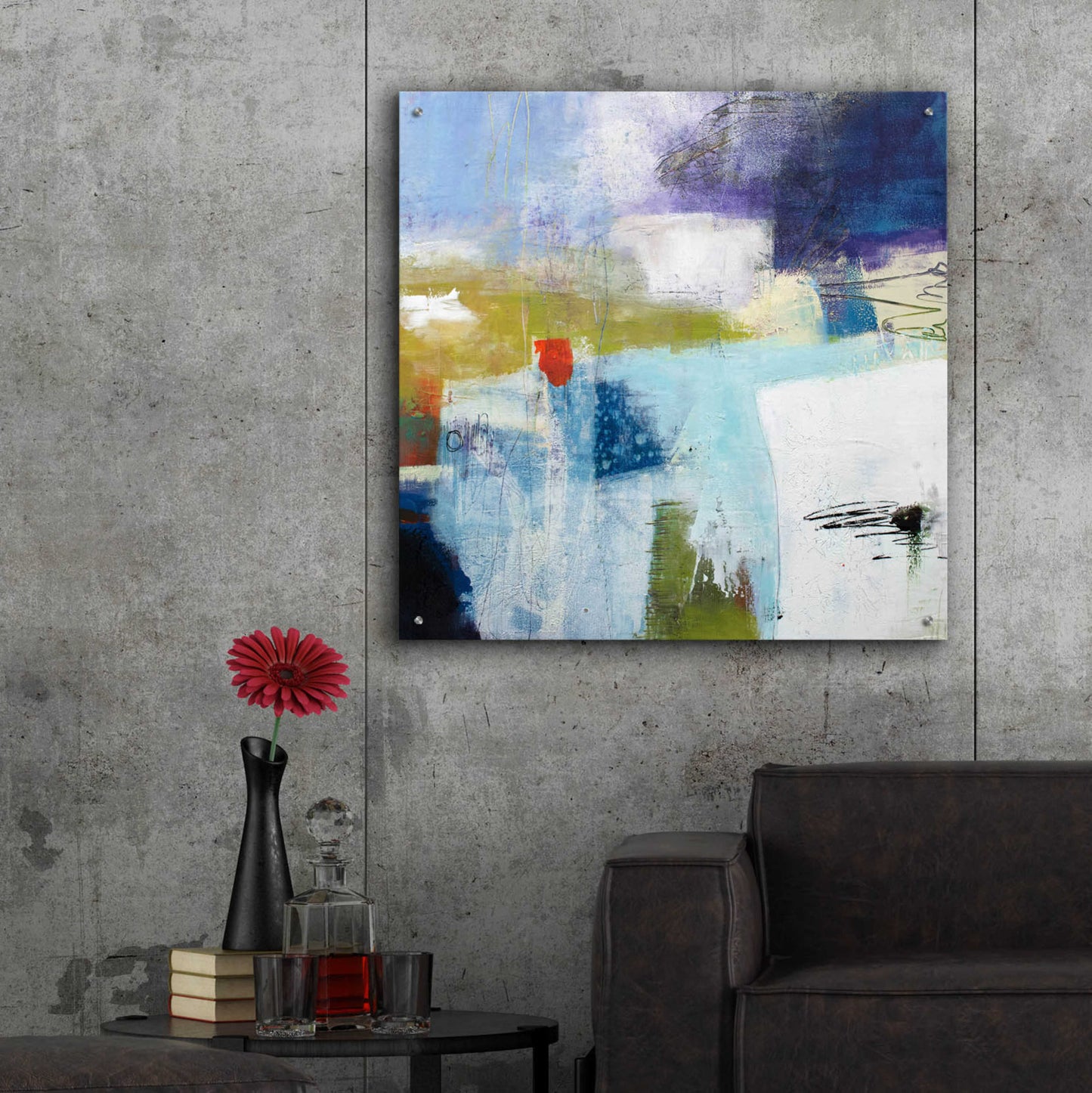 Epic Art 'Assurance' by Pamela K. Beer Acrylic Glass Wall Art,36x36