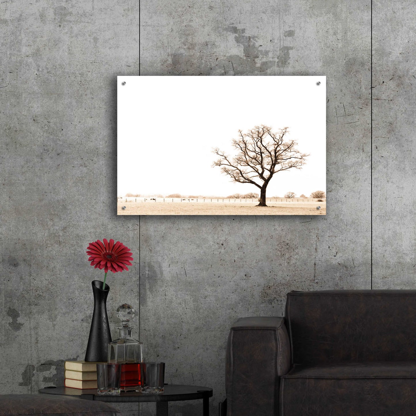 Epic Art 'Bleached Bones Of Winter' by Keri Bevan, Acrylic Glass Wall Art,36x24