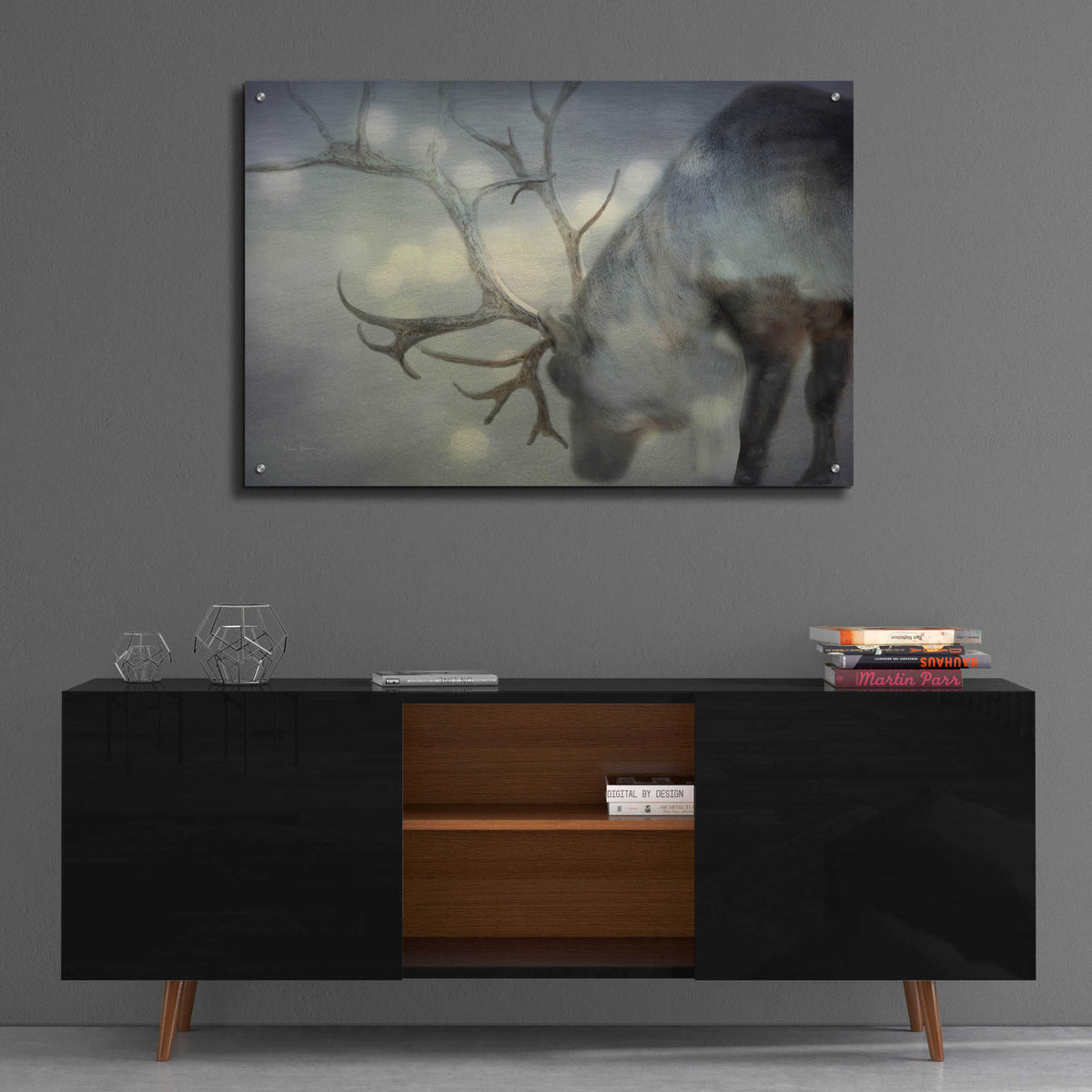 Epic Art 'If On A Winters Night' by Keri Bevan, Acrylic Glass Wall Art,36x24