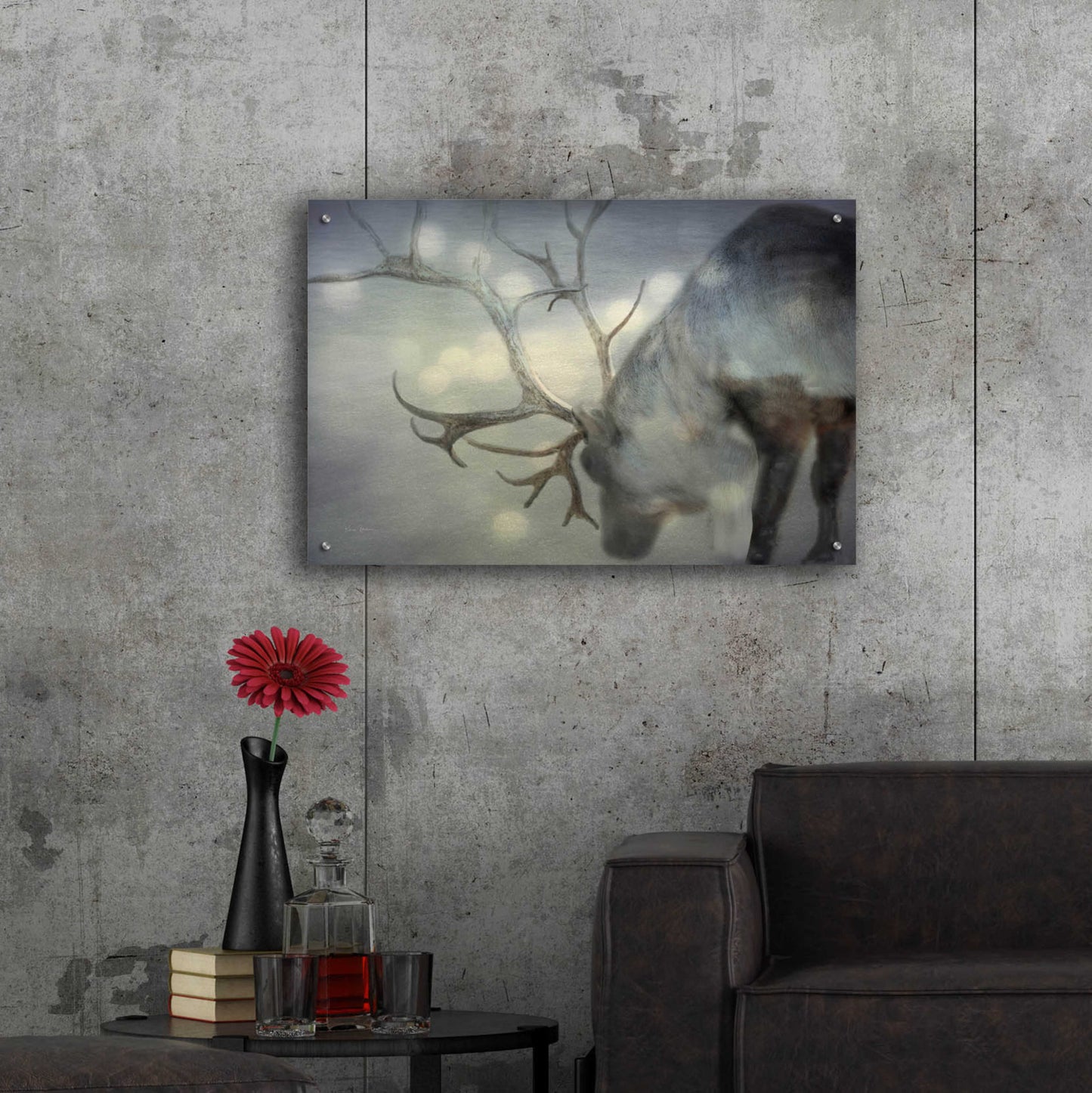 Epic Art 'If On A Winters Night' by Keri Bevan, Acrylic Glass Wall Art,36x24