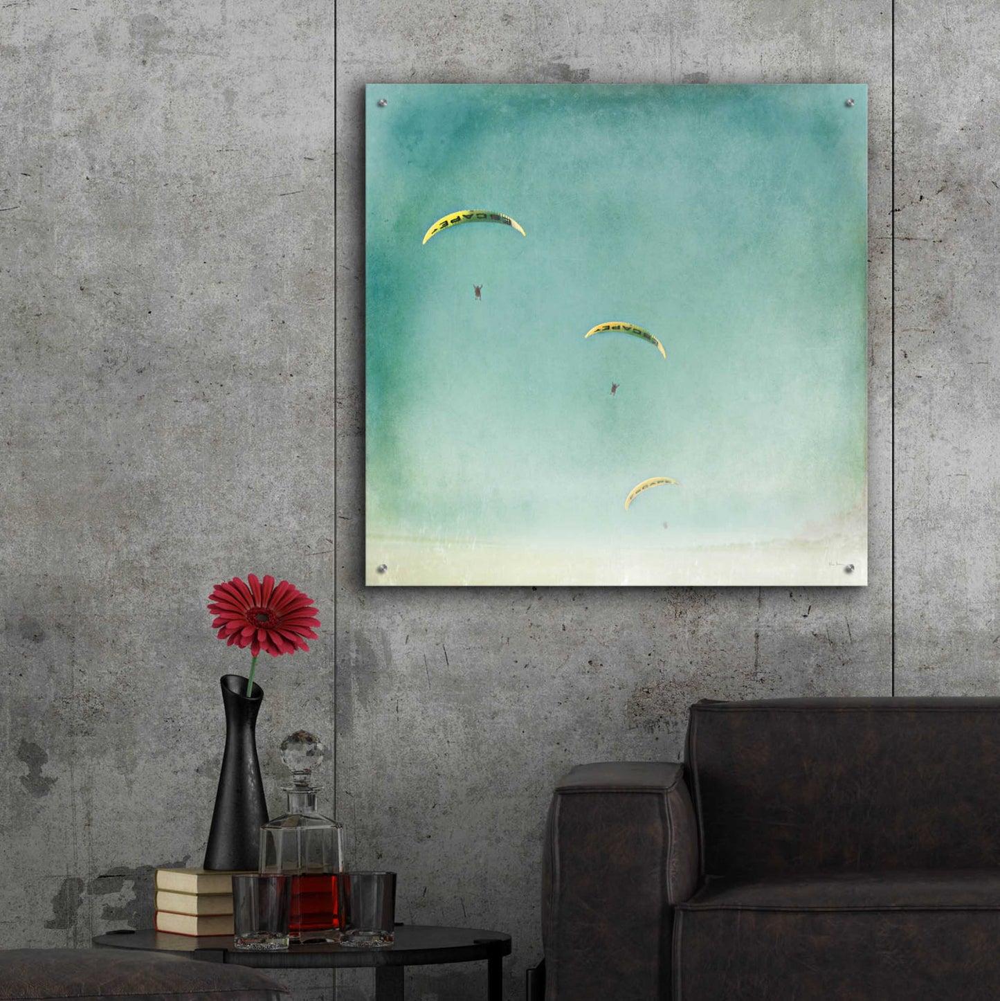 Epic Art 'The Escape' by Keri Bevan, Acrylic Glass Wall Art,36x36