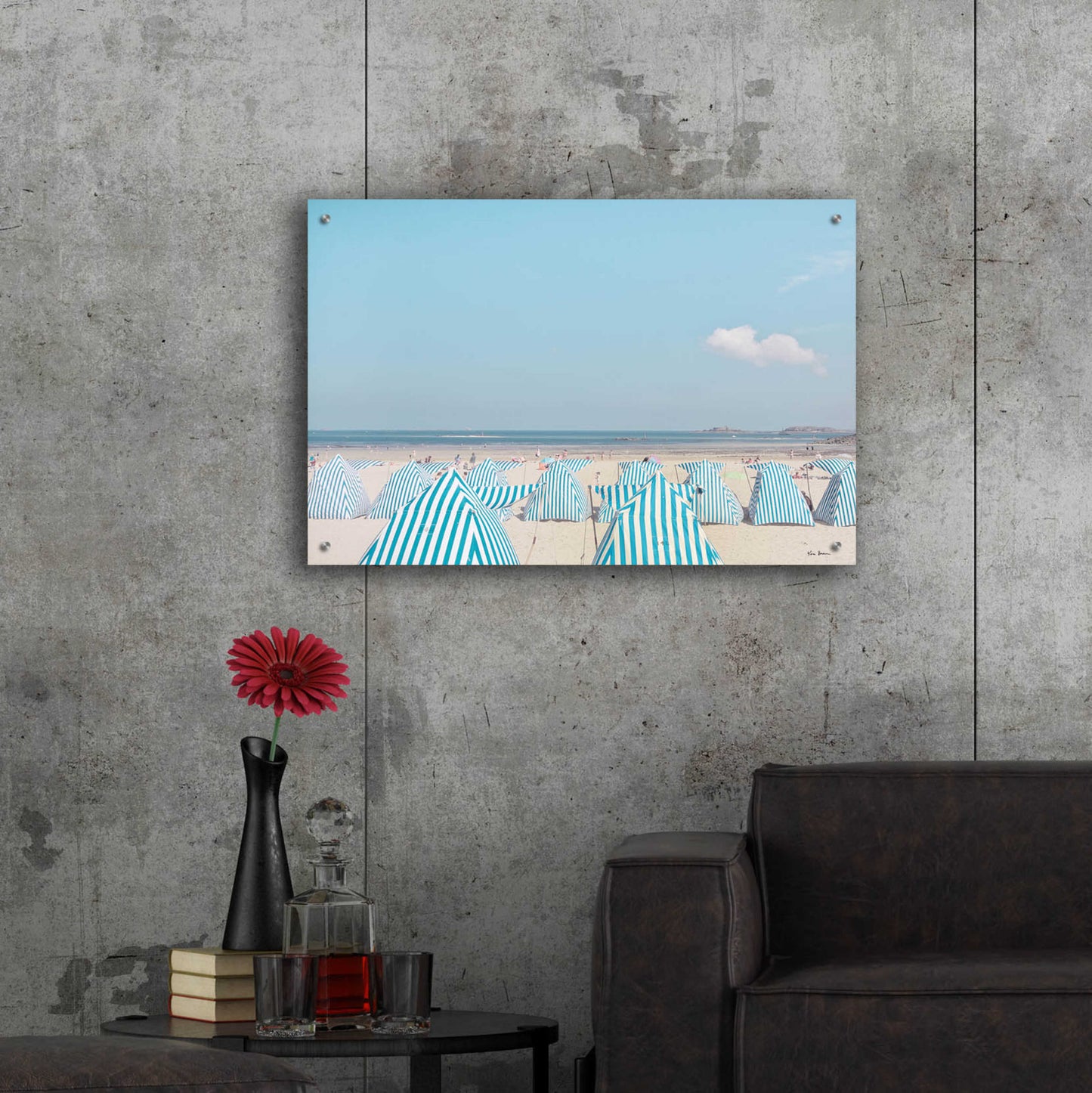 Epic Art 'French Holidays' by Keri Bevan, Acrylic Glass Wall Art,36x24