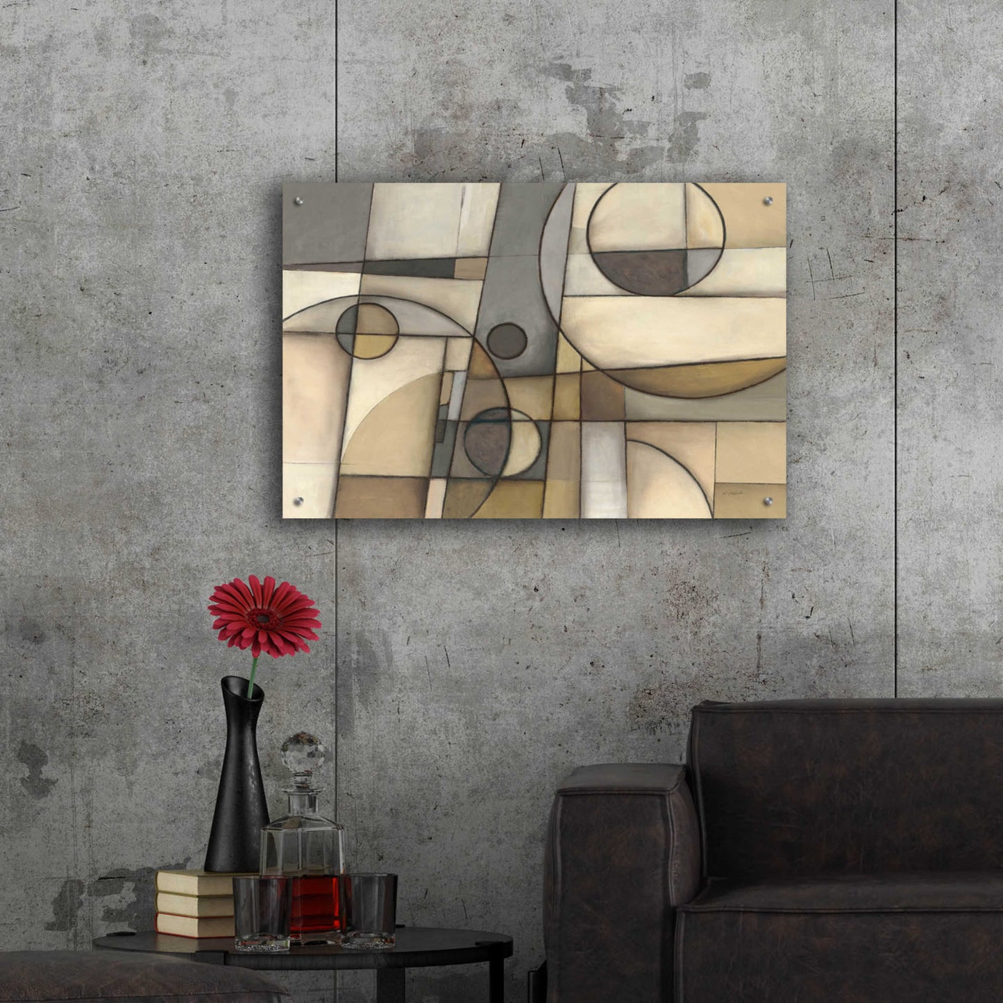 Epic Art 'Mythology Neutral' by Mike Schick, Acrylic Glass Wall Art,36x24
