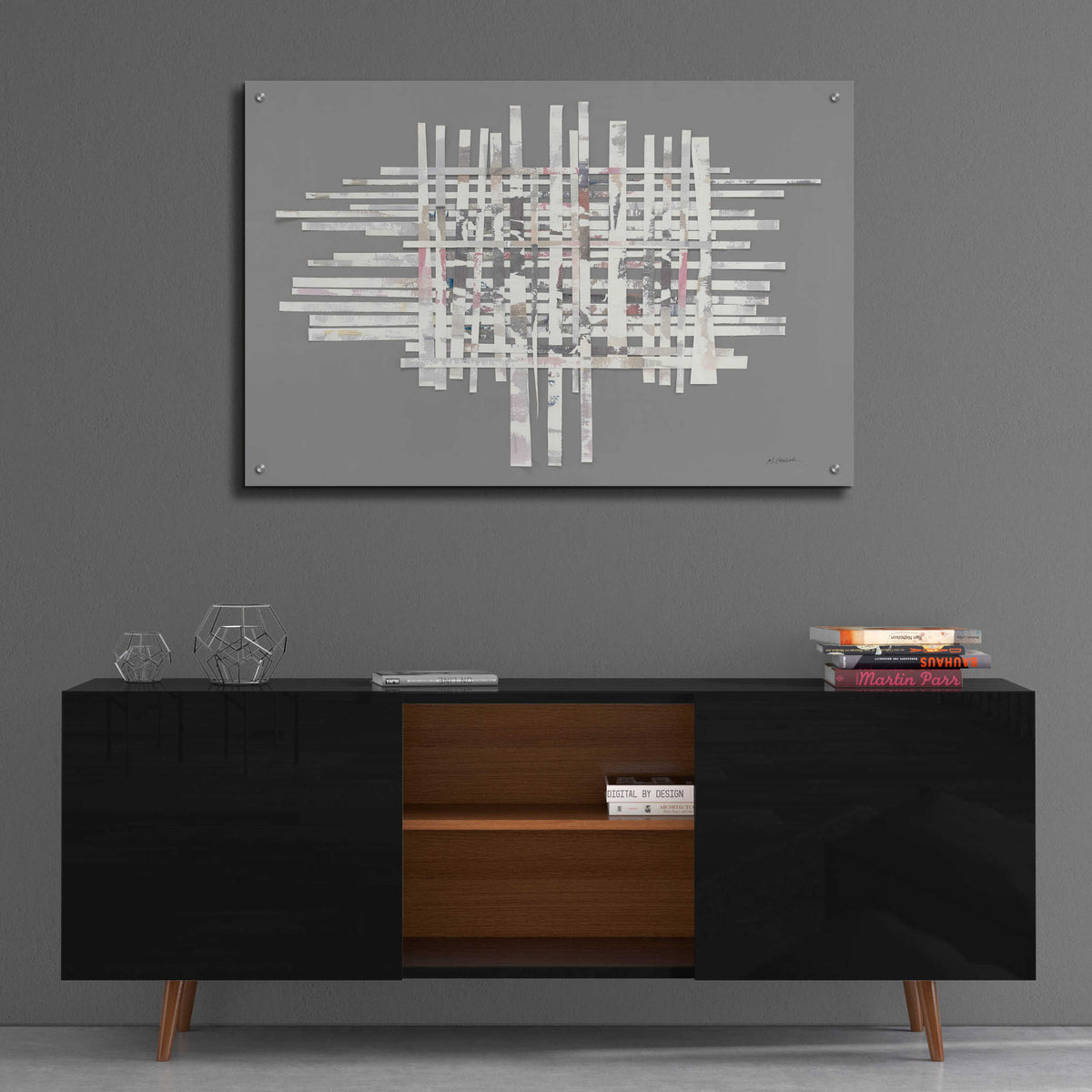 Epic Art 'The Color Of Moonlight On Gray' by Mike Schick, Acrylic Glass Wall Art,36x24