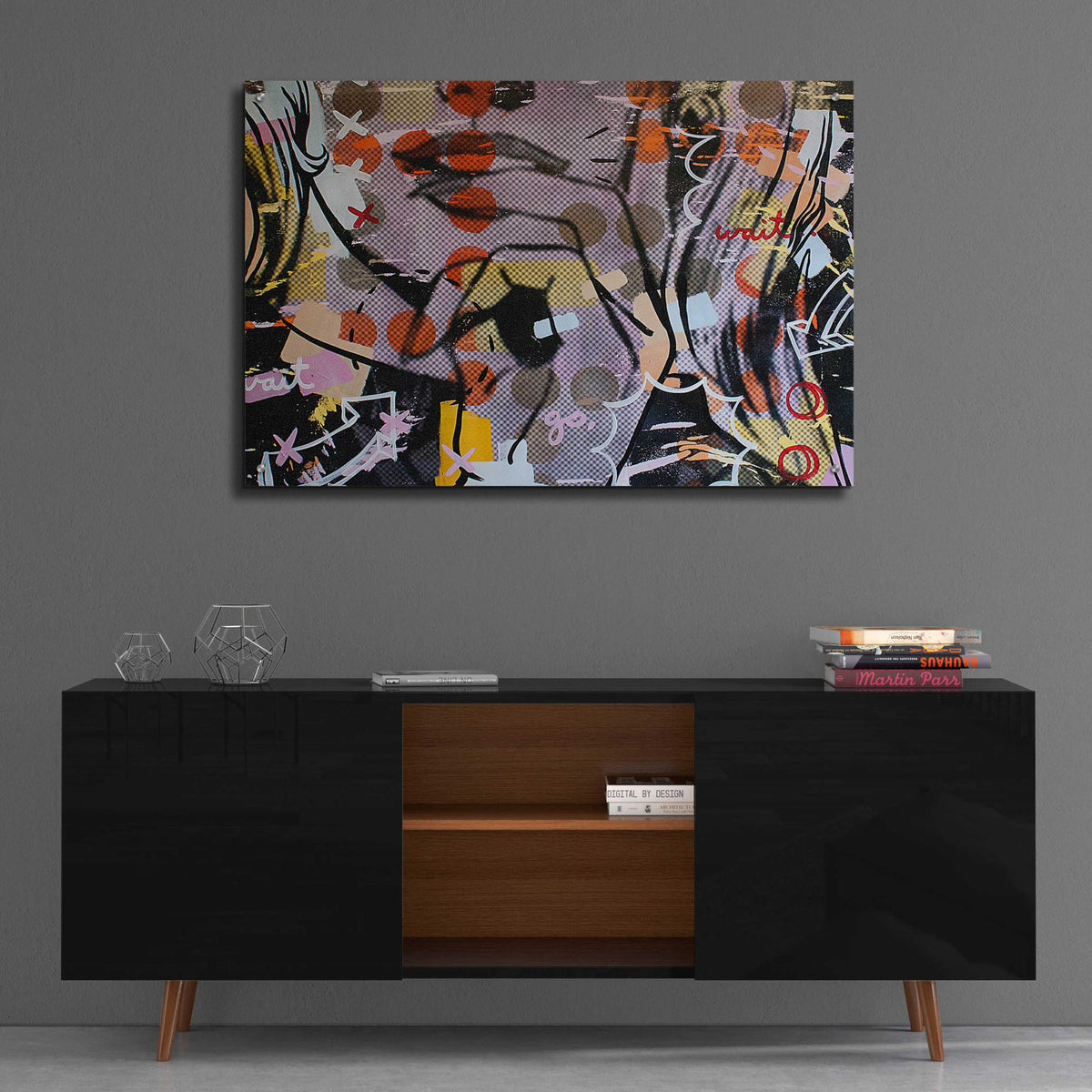 Epic Art 'Wait Wait Go 1' by Dan Monteavaro, Acrylic Glass Wall Art,36x24