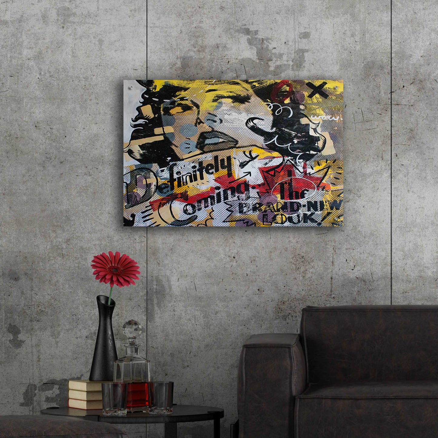Epic Art 'Definitely Brand New 1' by Dan Monteavaro, Acrylic Glass Wall Art,36x24