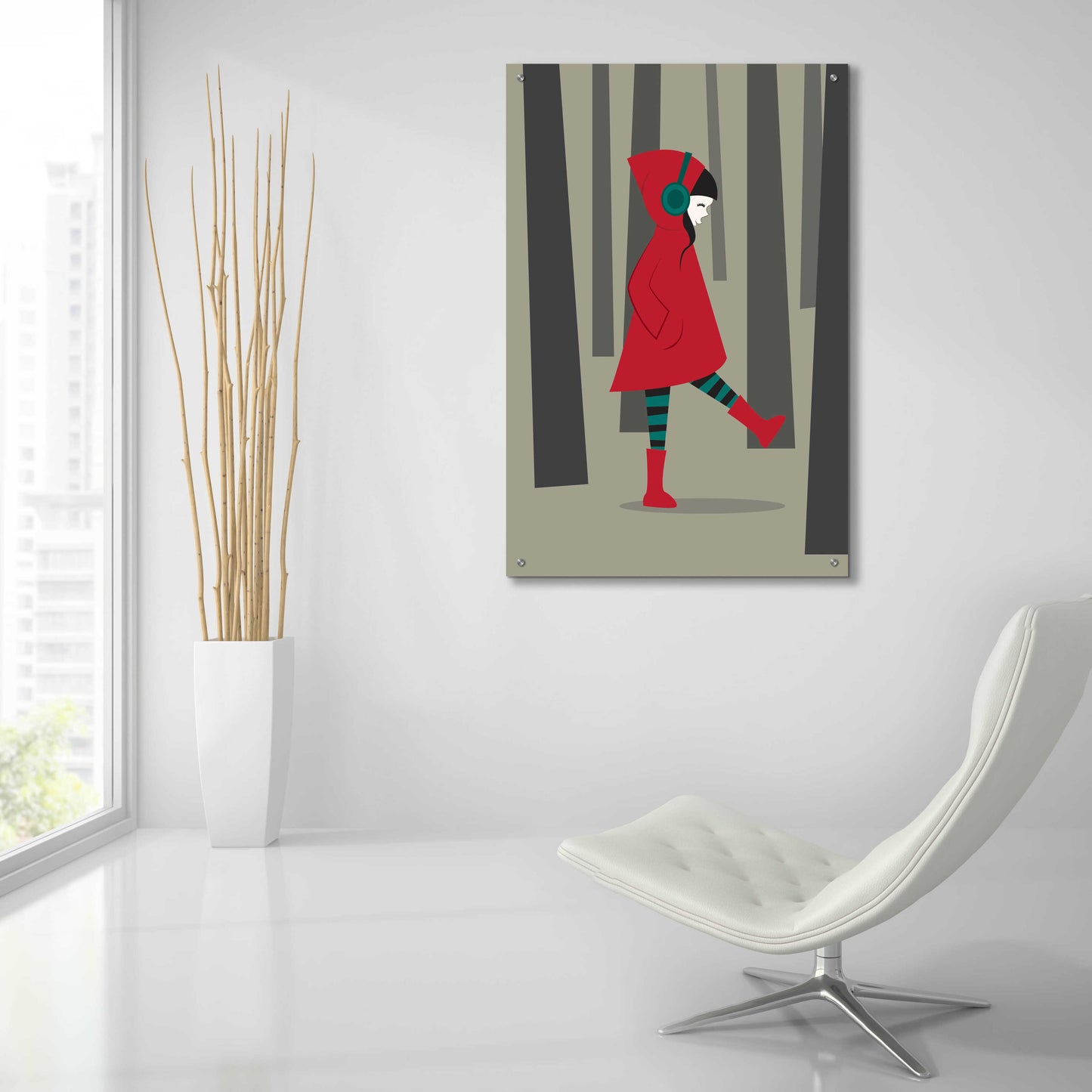 Epic Art 'There Is No Wolf' by Volkan Dalyan, Acrylic Glass Wall Art,24x36