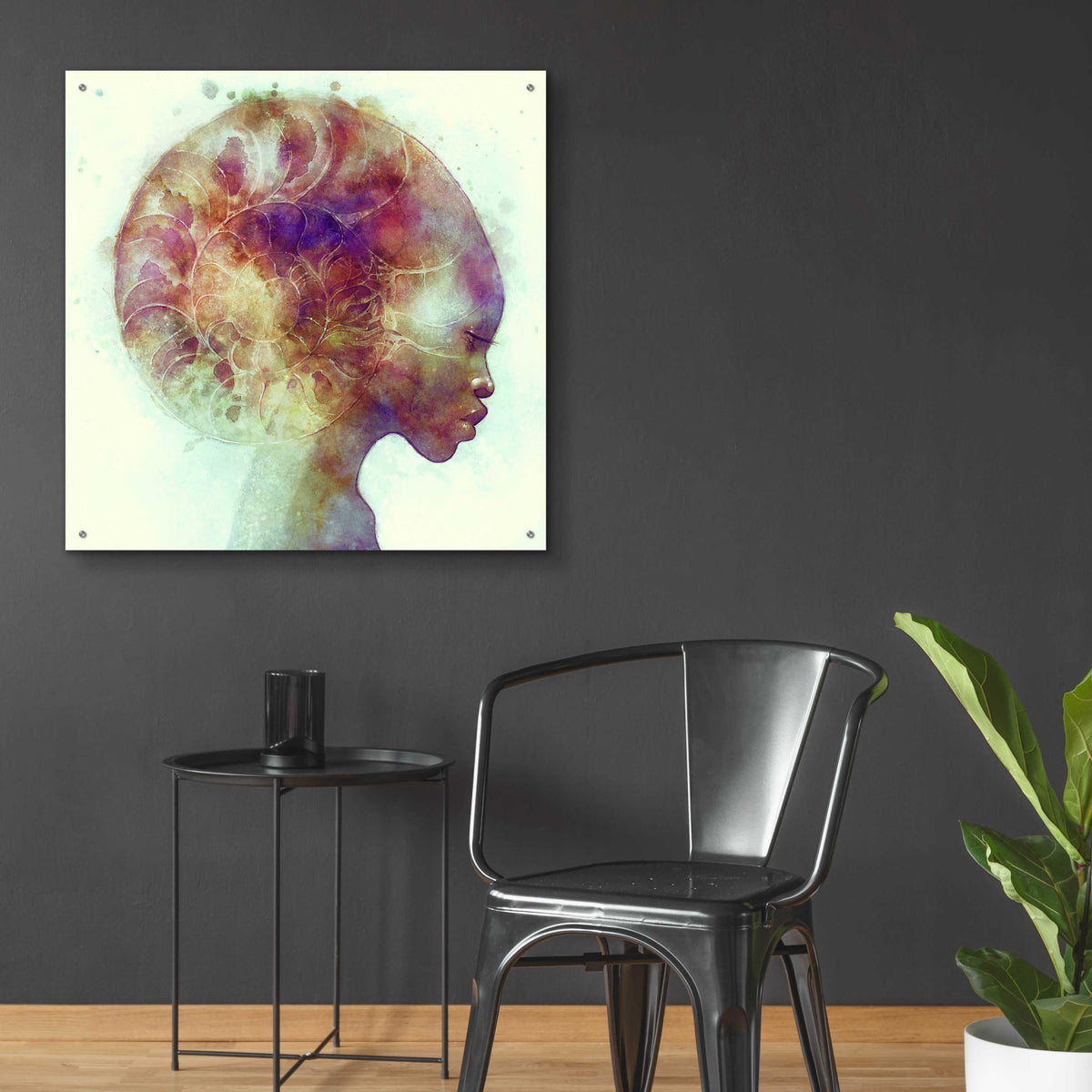Epic Art 'Ammon' by Anna Ditman, Acrylic Glass Wall Art,36x36