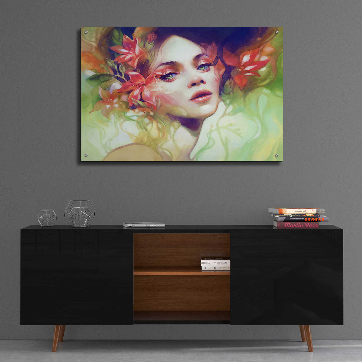Epic Art 'August' by Anna Ditman, Acrylic Glass Wall Art,36x24