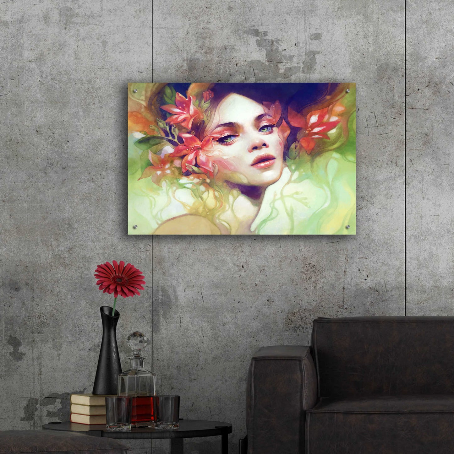 Epic Art 'August' by Anna Ditman, Acrylic Glass Wall Art,36x24