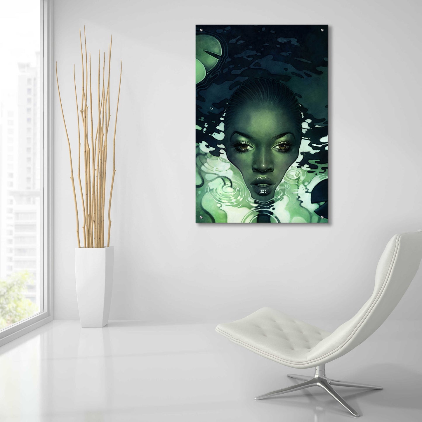 Epic Art 'Beverly' by Anna Ditman, Acrylic Glass Wall Art,24x36