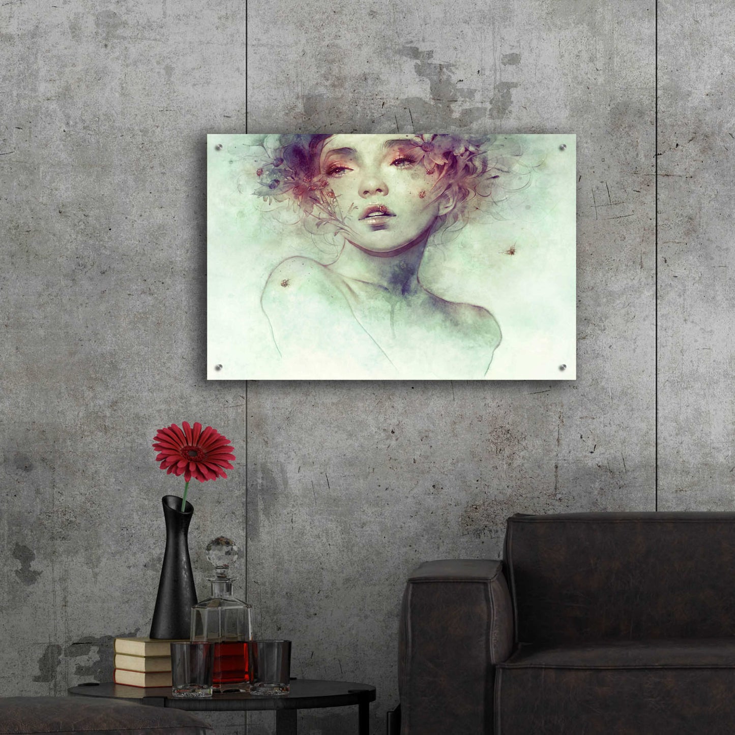 Epic Art 'Swarm' by Anna Ditman, Acrylic Glass Wall Art,36x24