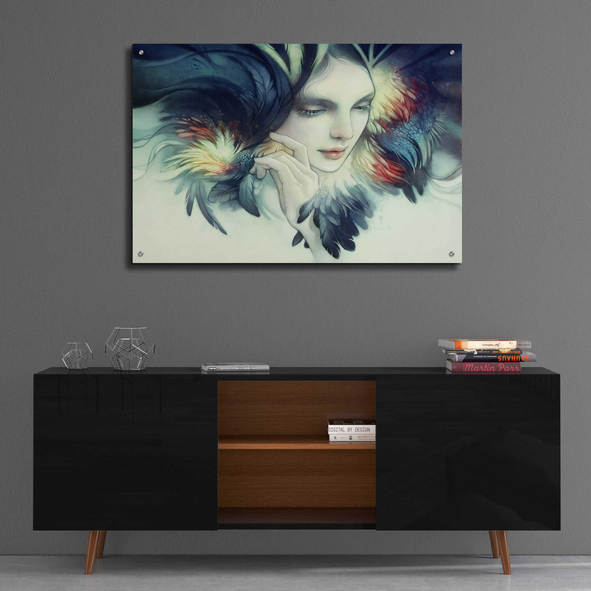 Epic Art 'Tavuk' by Anna Ditman, Acrylic Glass Wall Art,36x24
