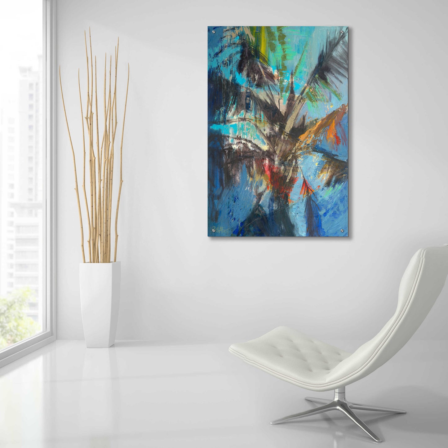 Epic Art 'Palm Sunday' by Beth Forst, Acrylic Glass Wall Art,24x36