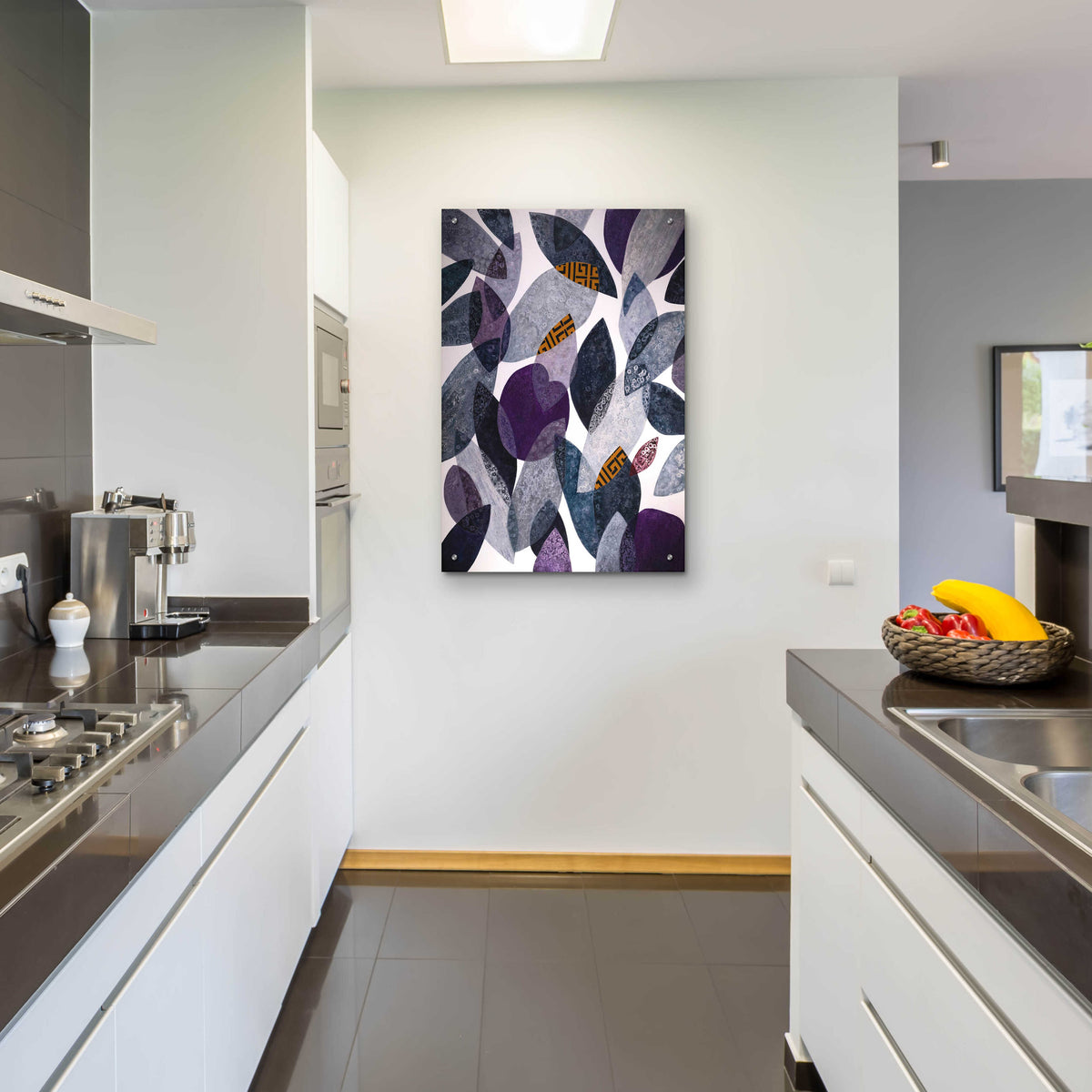 Epic Art 'Hojas Petreas I' by Daniela Fedele, Acrylic Glass Wall Art,24x36