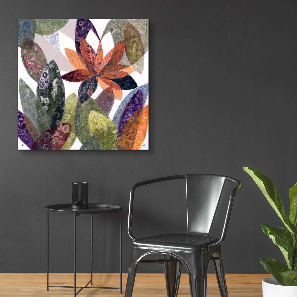 Epic Art 'Melodia Otonal' by Daniela Fedele, Acrylic Glass Wall Art,36x36
