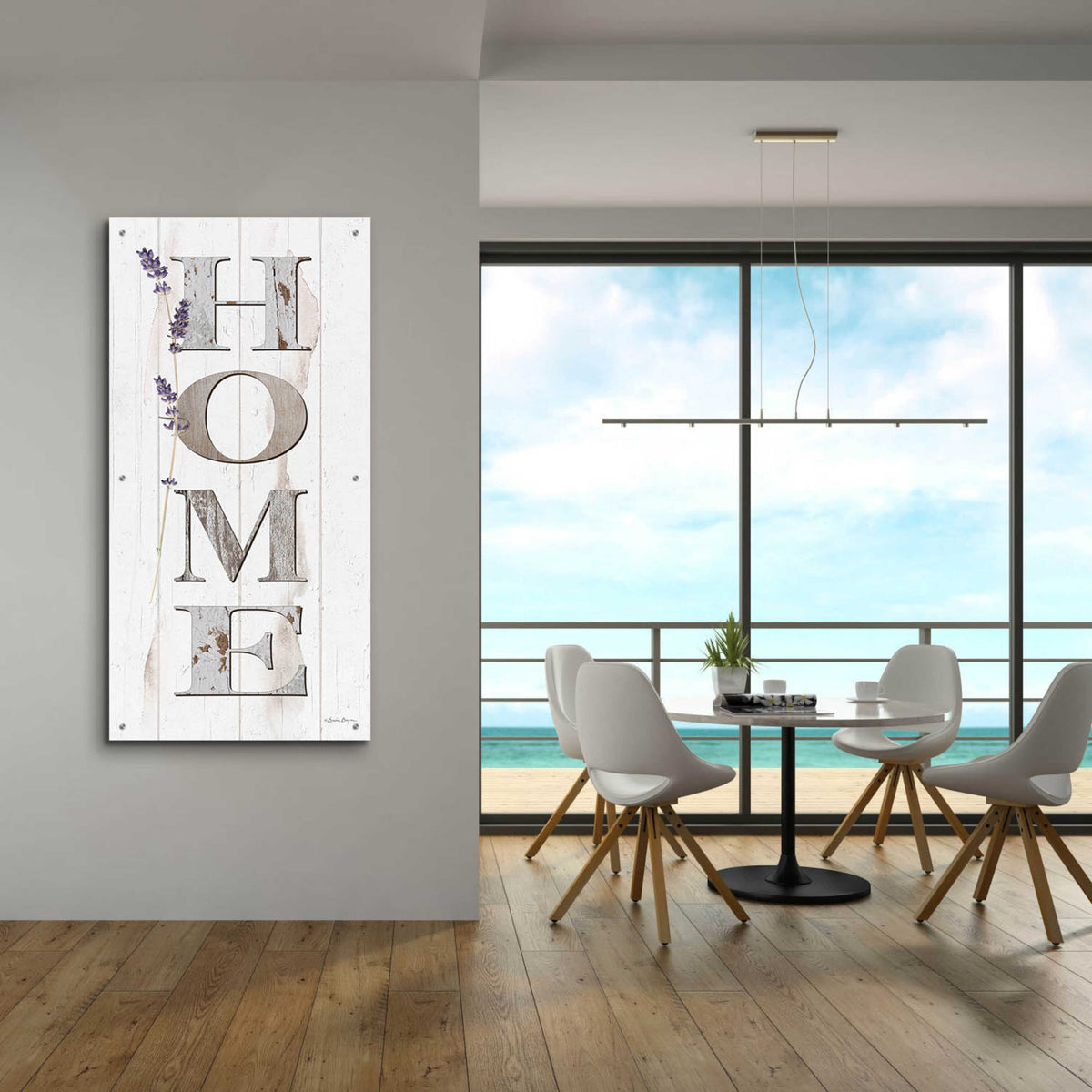 Epic Art 'HOME 2' by Susie Boyer, Acrylic Glass Wall Art,24x48