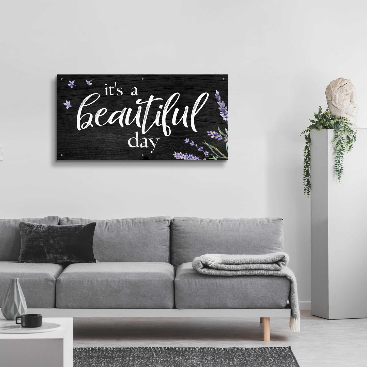 Epic Art 'It's a Beautiful Day ' by Susie Boyer, Acrylic Glass Wall Art,48x24