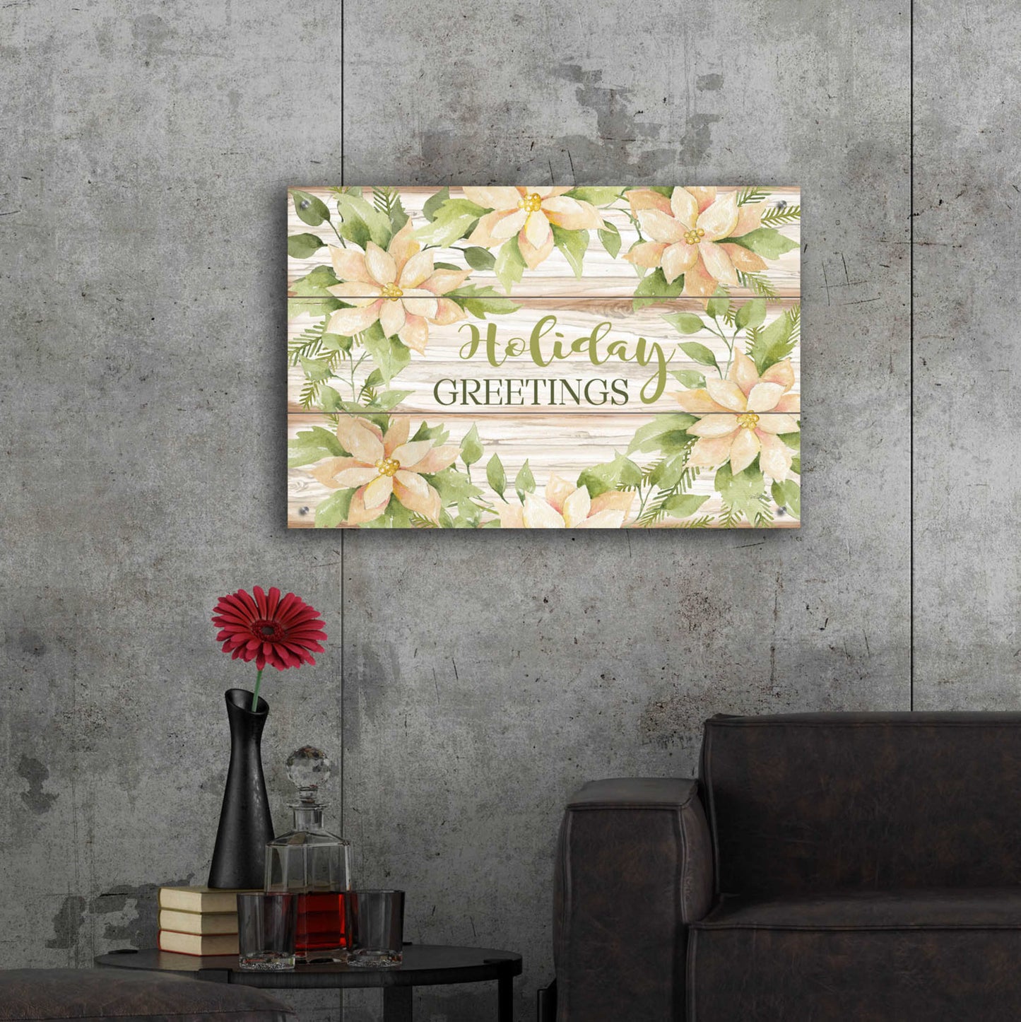 Epic Art 'Holiday Greetings' by Cindy Jacobs, Acrylic Glass Wall Art,36x24