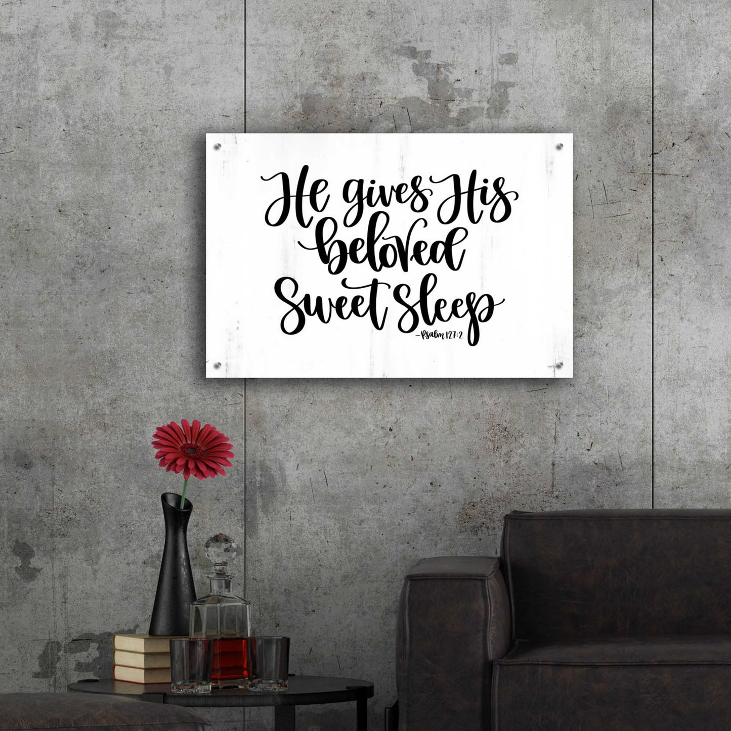 Epic Art 'Sweet Sleep ' by Imperfect Dust, Acrylic Glass Wall Art,36x24