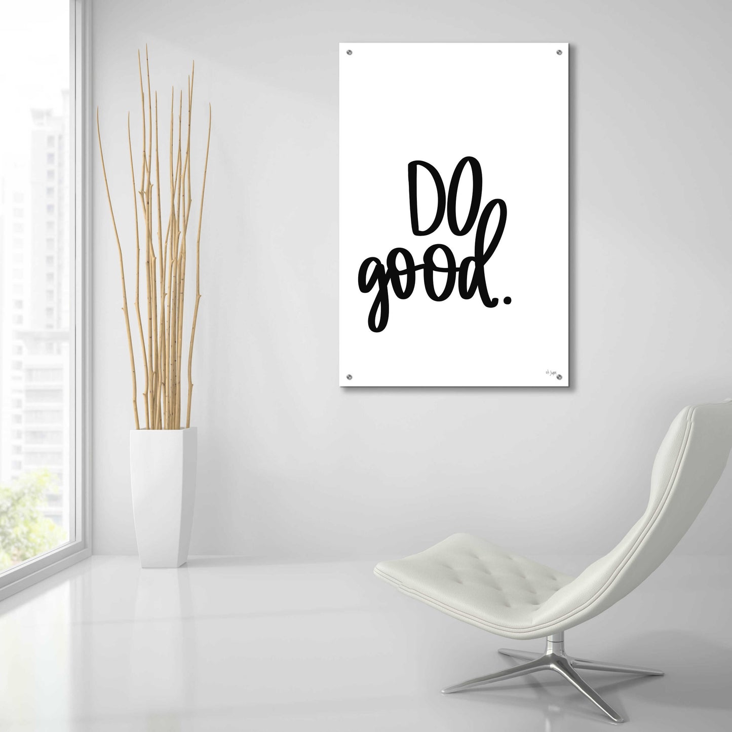 Epic Art 'Do Good' by Jaxn Blvd., Acrylic Glass Wall Art,24x36