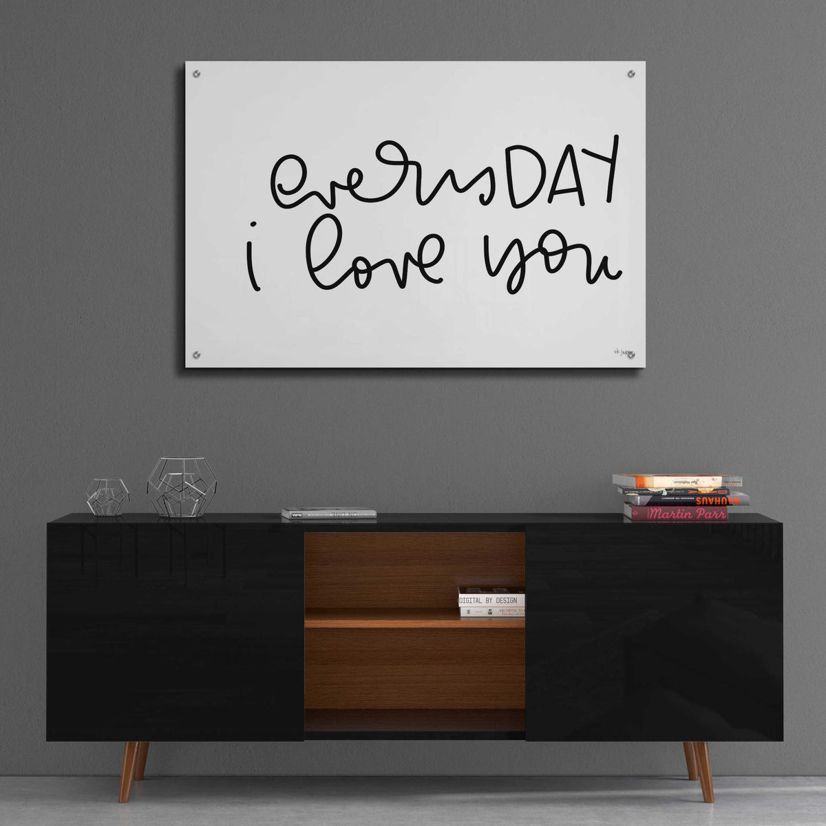 Epic Art 'Every Day I Love You' by Jaxn Blvd., Acrylic Glass Wall Art,36x24