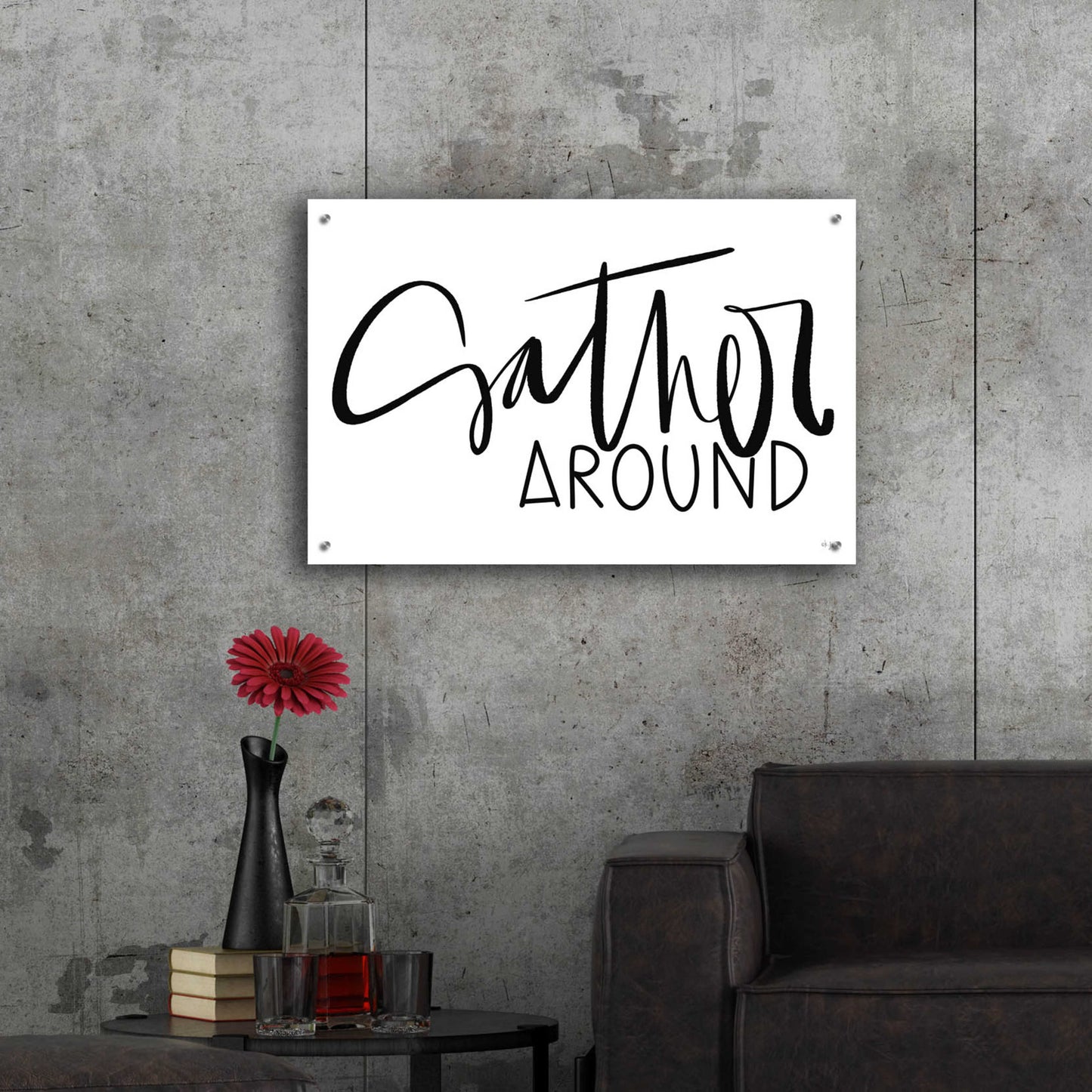 Epic Art 'Gather Around ' by Jaxn Blvd., Acrylic Glass Wall Art,36x24