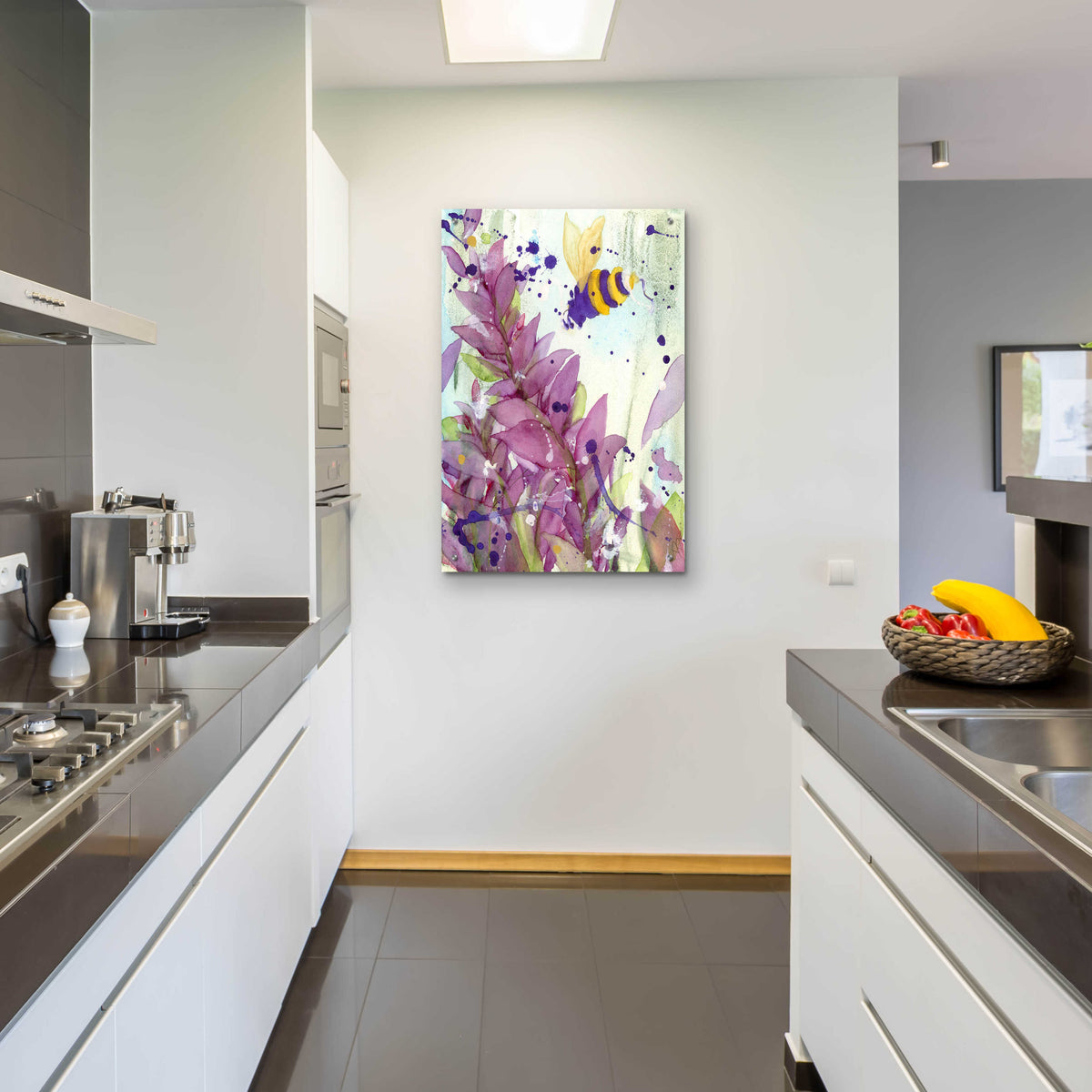 Epic Art 'Pollinator' by Dawn Derman, Acrylic Glass Wall Art,24x36