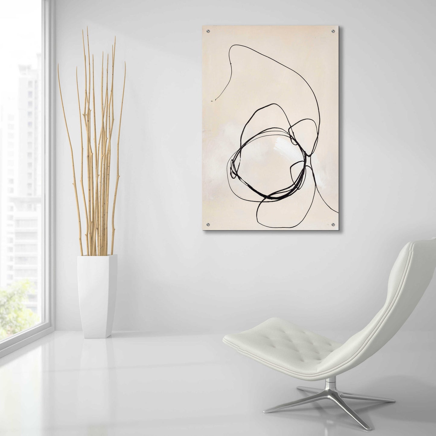 Epic Art 'Fine Line 5' by Design Fabrikken, Acrylic Glass Wall Art,24x36