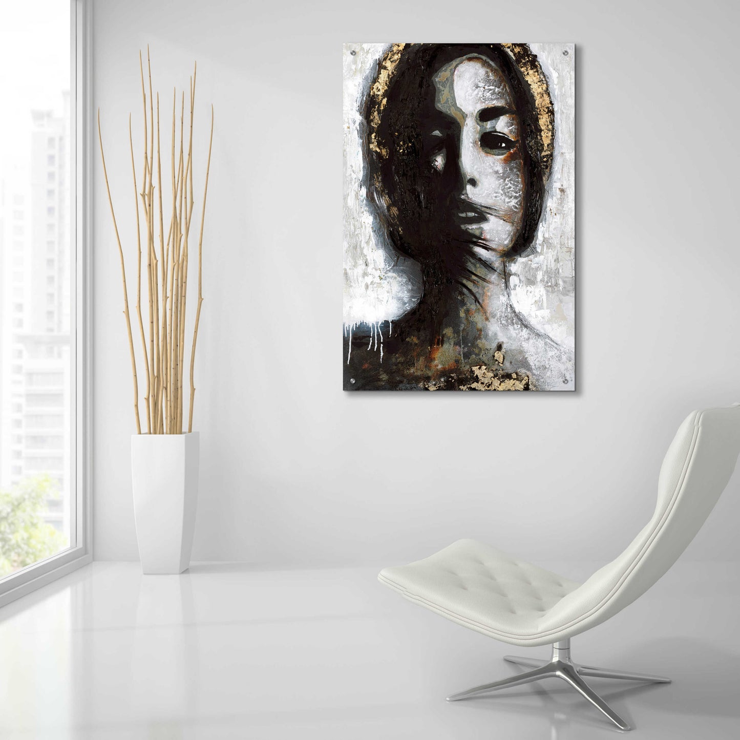 Epic Art 'Golden Madonna' by Design Fabrikken, Acrylic Glass Wall Art,24x36