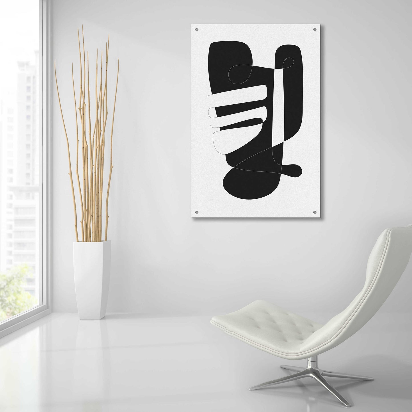 Epic Art 'Graphical 4' by Design Fabrikken, Acrylic Glass Wall Art,24x36