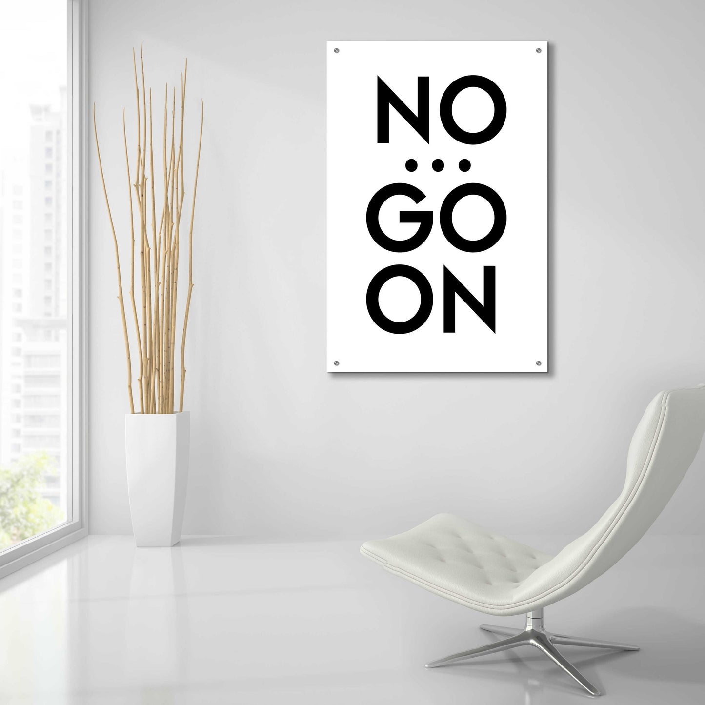 Epic Art 'No... Go On' by Design Fabrikken, Acrylic Glass Wall Art,24x36