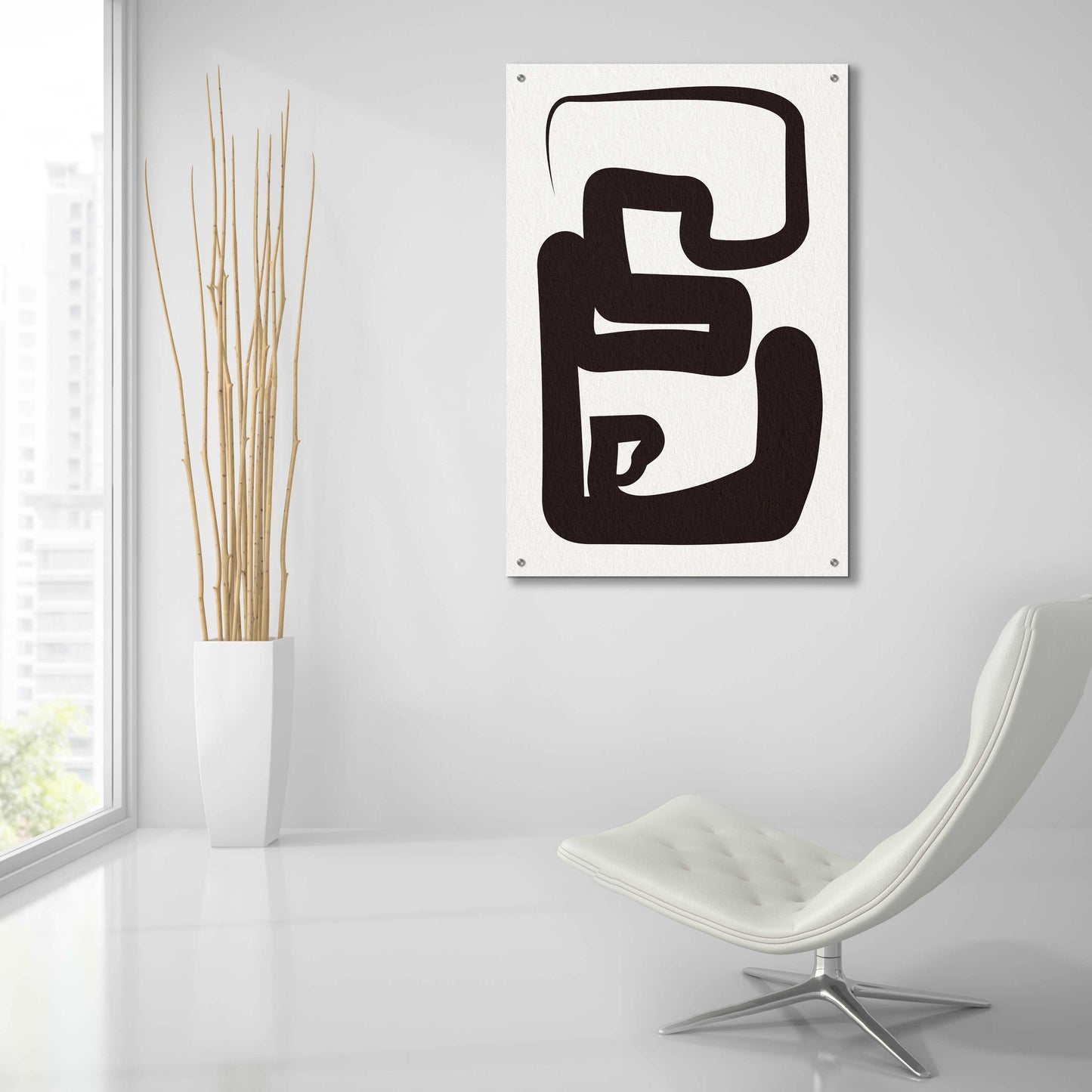 Epic Art 'Oneliners-1' by Design Fabrikken, Acrylic Glass Wall Art,24x36