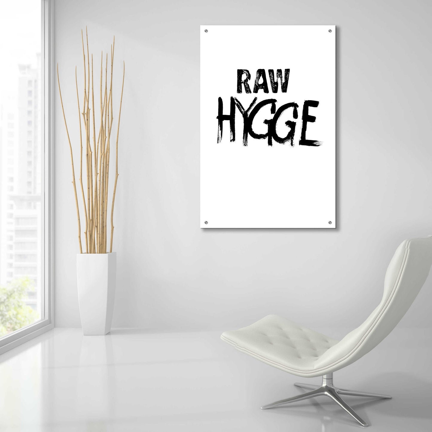 Epic Art 'Raw Hygge' by Design Fabrikken, Acrylic Glass Wall Art,24x36