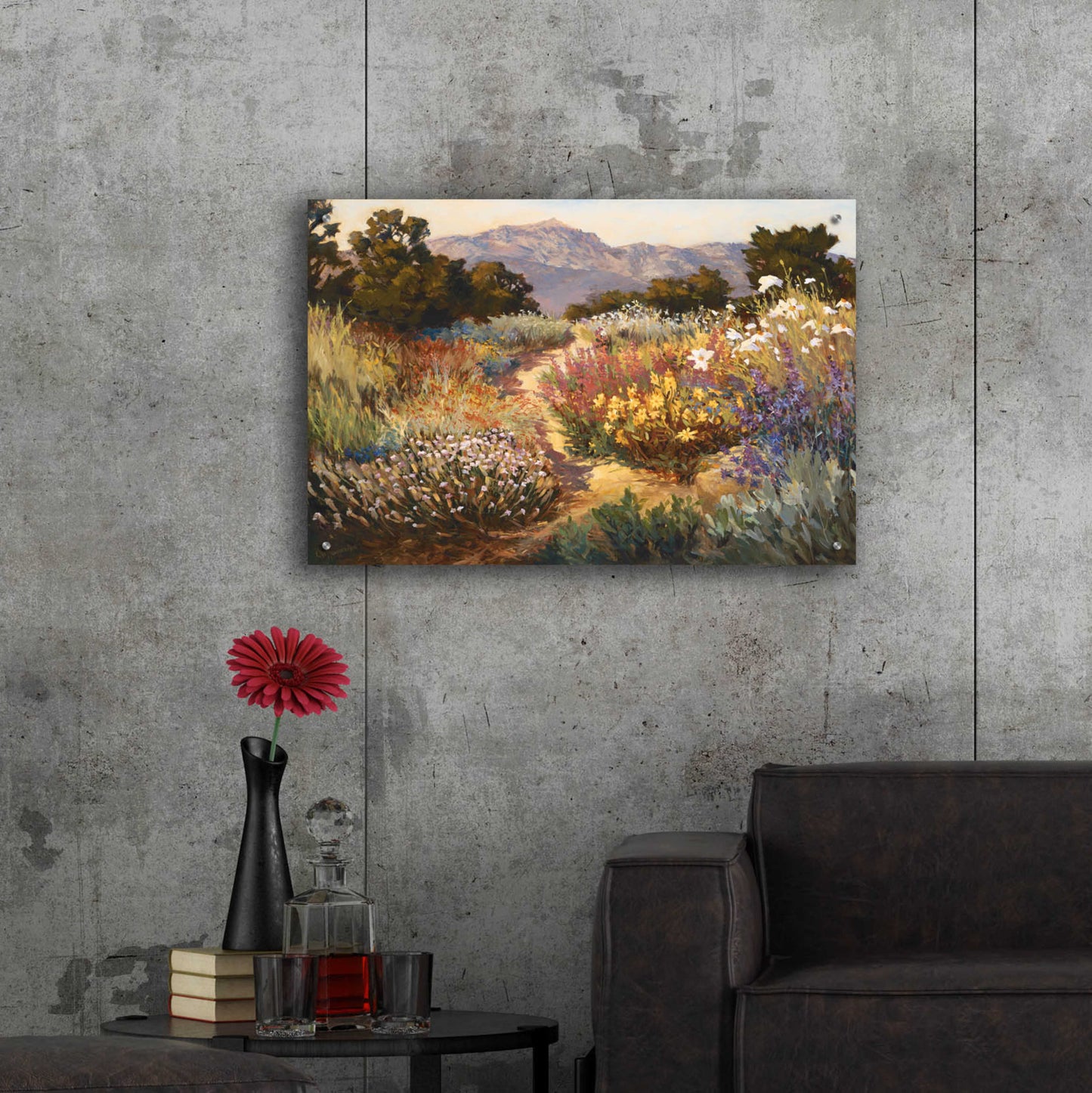 Epic Art 'Spring Trails' by Ellie Freudenstein, Acrylic Glass Wall Art,36x24