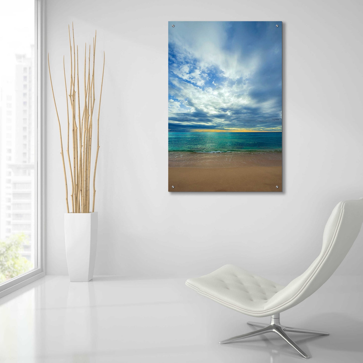 Epic Art 'Sliver of Hope' by Lizzy Davis, Acrylic Glass Wall Art,24x36