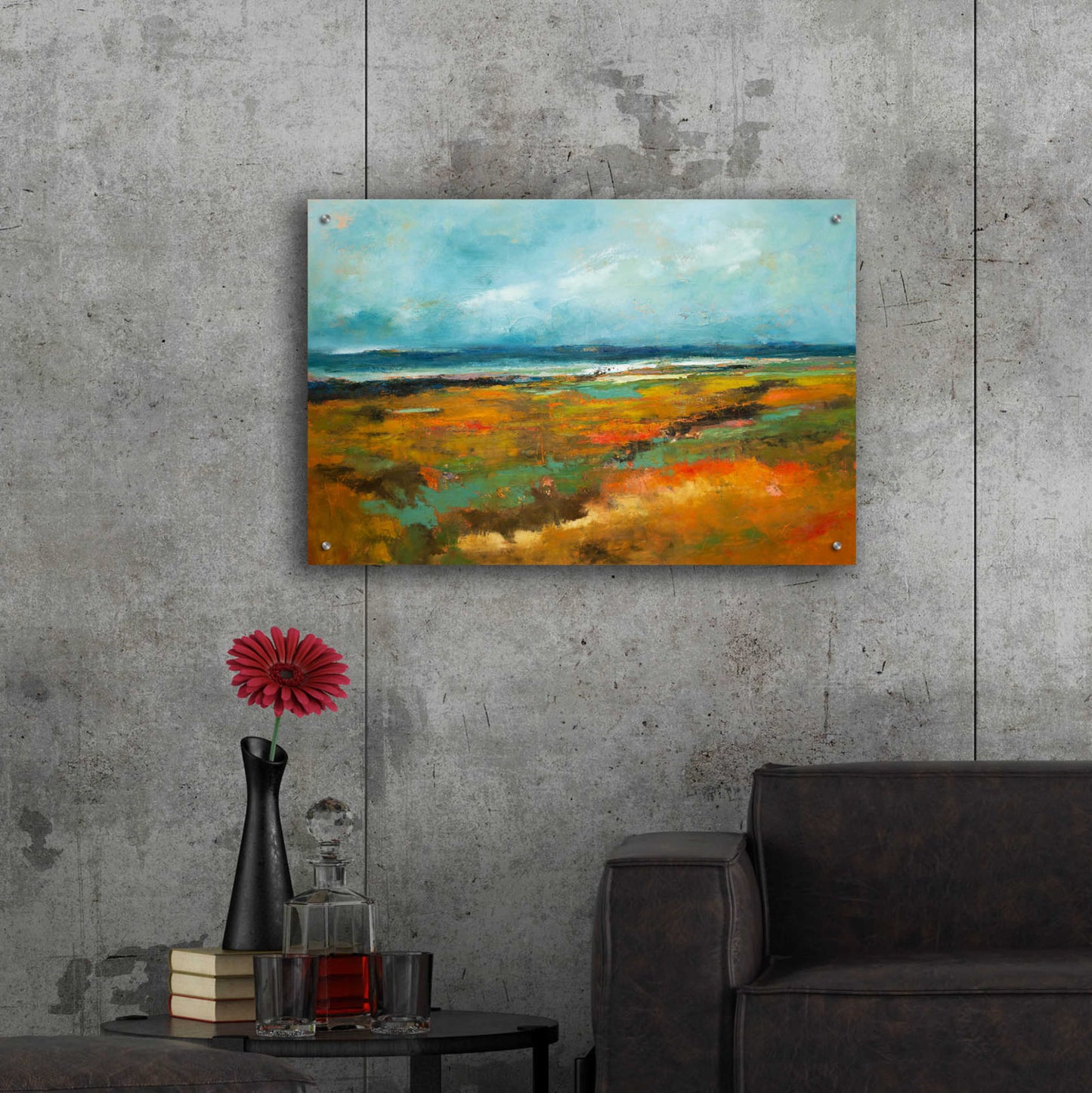 Epic Art 'Benchmarks' by Patrick Dennis, Acrylic Glass Wall Art,36x24