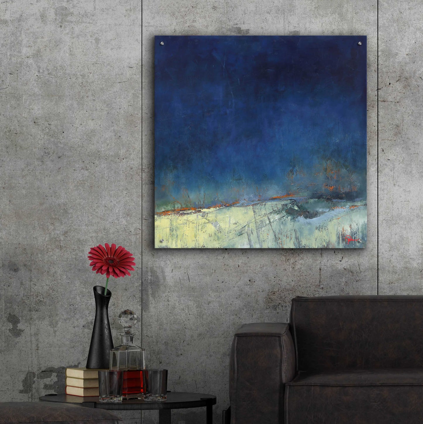 Epic Art 'Dugout' by Patrick Dennis, Acrylic Glass Wall Art,36x36