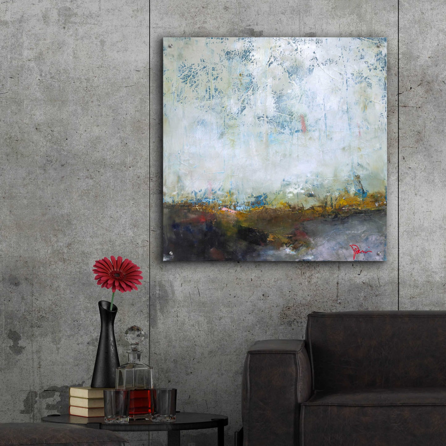 Epic Art 'In The Pink' by Patrick Dennis, Acrylic Glass Wall Art,36x36