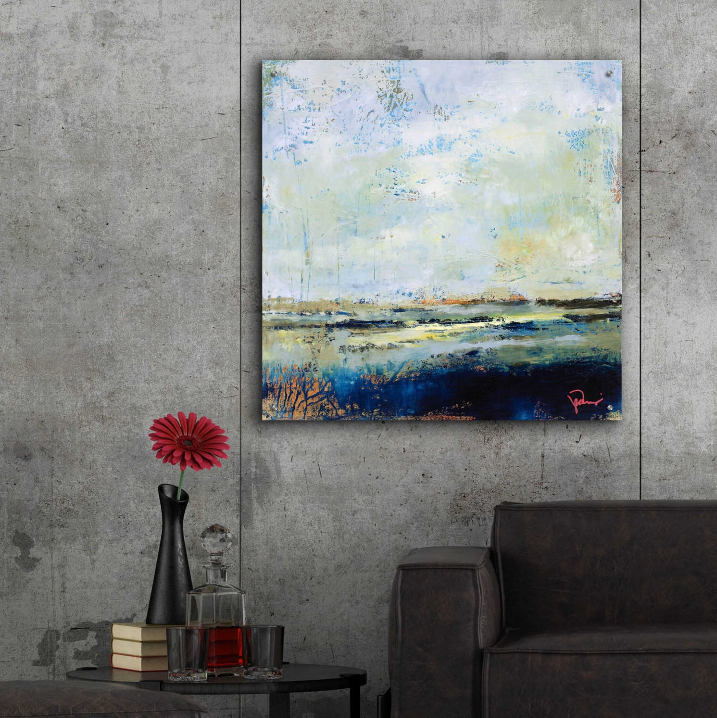 Epic Art 'Low Tide' by Patrick Dennis, Acrylic Glass Wall Art,36x36