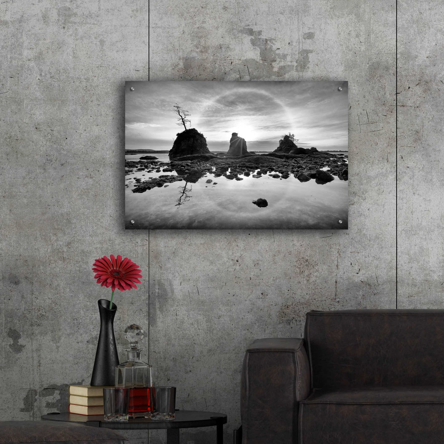 Epic Art 'Tree Island' by Thomas Haney, Acrylic Glass Wall Art,36x24