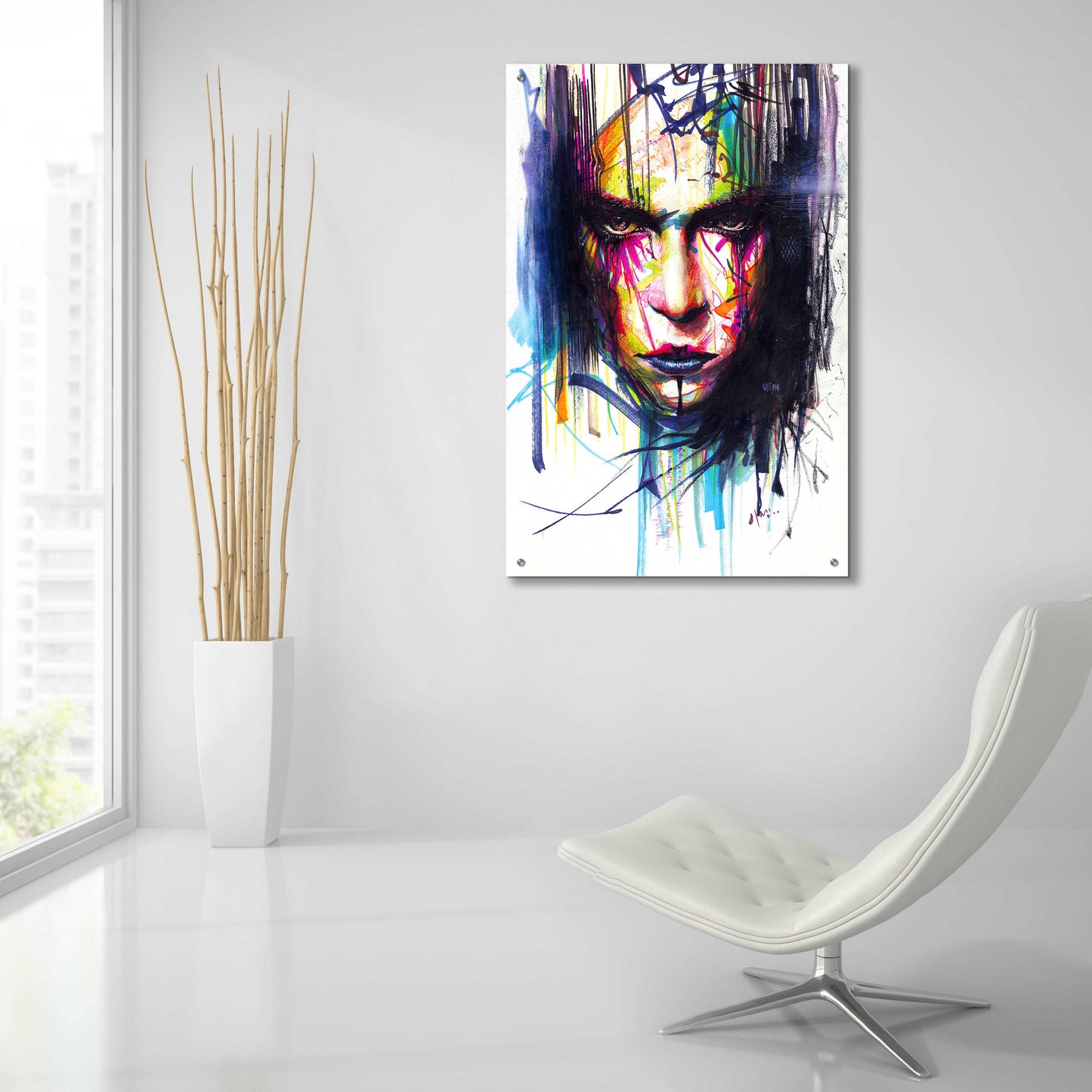 Epic Art 'Gaze 2' by MinJae, Acrylic Glass Wall Art,24x36