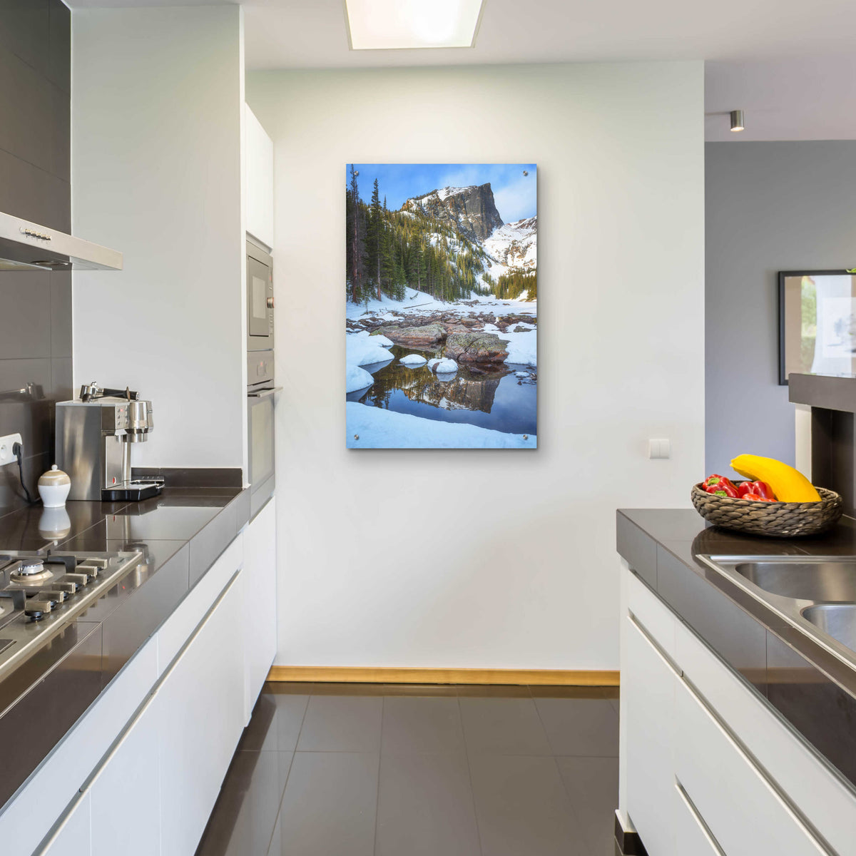 Epic Art 'Morning Dreams - Rocky Mountain National Park' by Darren White, Acrylic Glass Wall Art,24x36