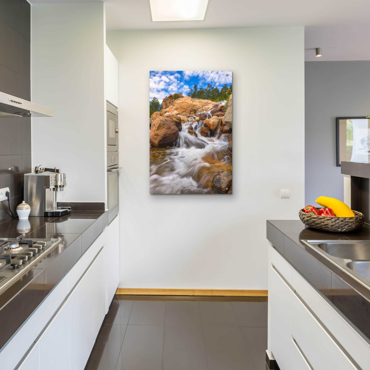 Epic Art 'Rocky Mountain Flow - Rocky Mountain National Park' by Darren White, Acrylic Glass Wall Art,24x36