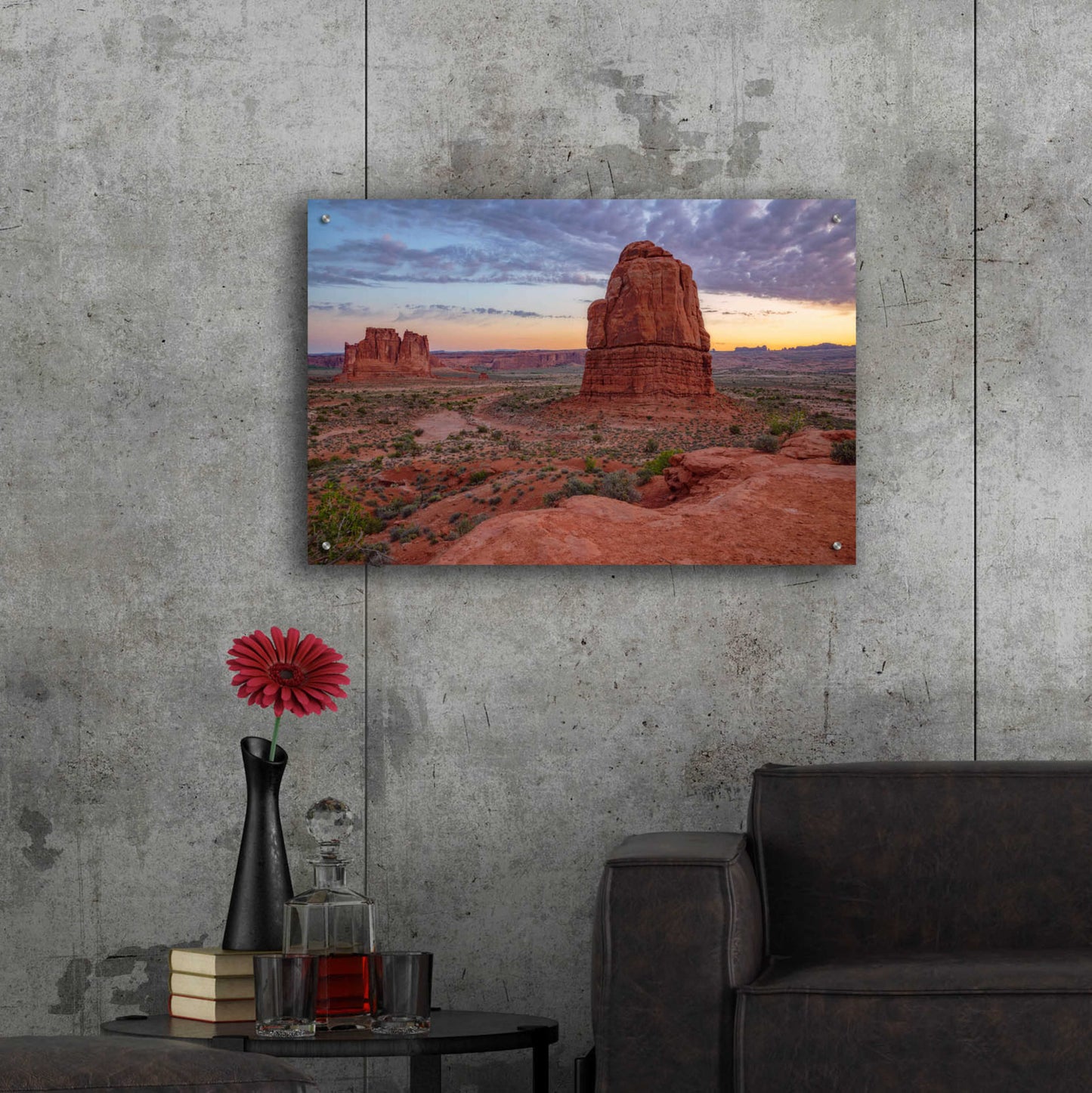 Epic Art 'Valley Views - Arches National Park' by Darren White, Acrylic Glass Wall Art,36x24