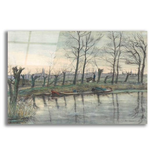 Epic Art 'Amsterdam Skyline Viewed from the West 1894–1904' by Piet Mondrian, Acrylic Glass Wall Art